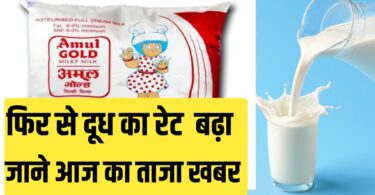 फिर से बढ़ गया सभी शहर में दूधों का रेट ! जान आपके शहर में 1 लीटर दूध का रेट Amul Milk Price