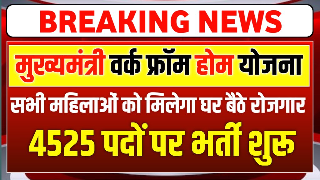 Mukhymantri work form Yojana 2025