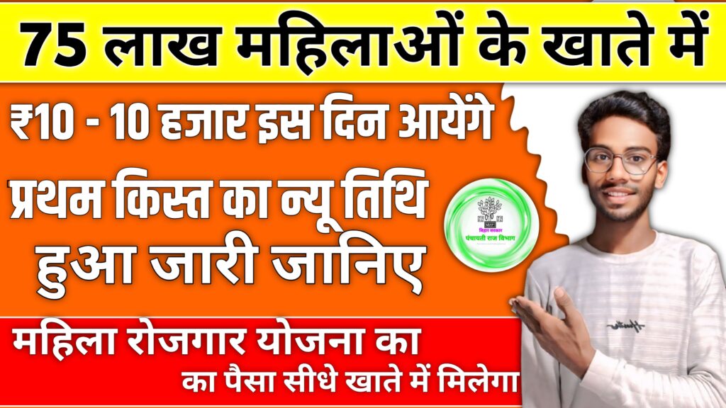 Mahila rojgar Yojana, महिला रोजगार योजना 2025 का पैसा कब मिलेगा