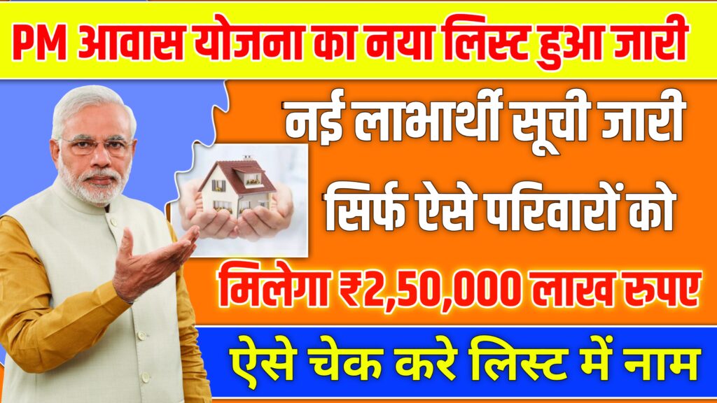 पीएम आवास की नई लाभार्थी सूची हुआ जारी, इन सभी को मिलेगा 1,20,000 से 2,50,000 तक का लाभ